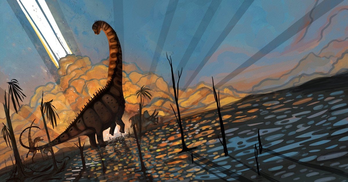 New Study Finds Dinosaurs Thriving in North America Prior to Asteroid Impact