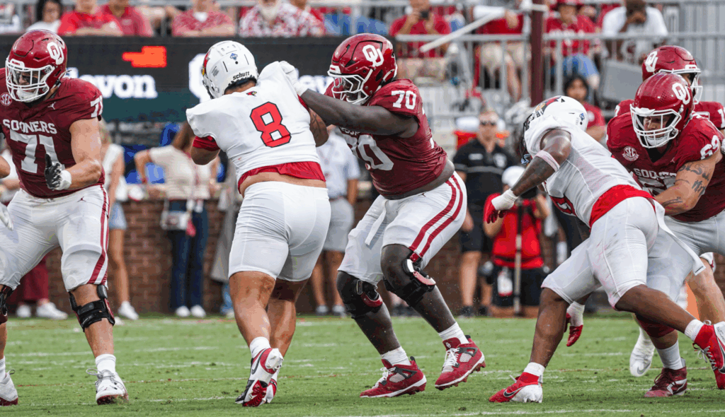 Freshman Ryan Fodje Set for First Career Start at Right Tackle for Oklahoma
