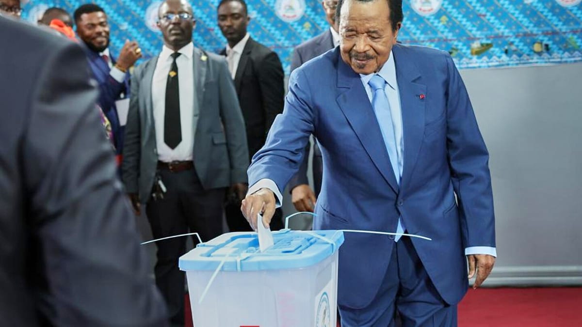 Cameroon’s 92‑year‑old President Paul Biya declared winner in contested election