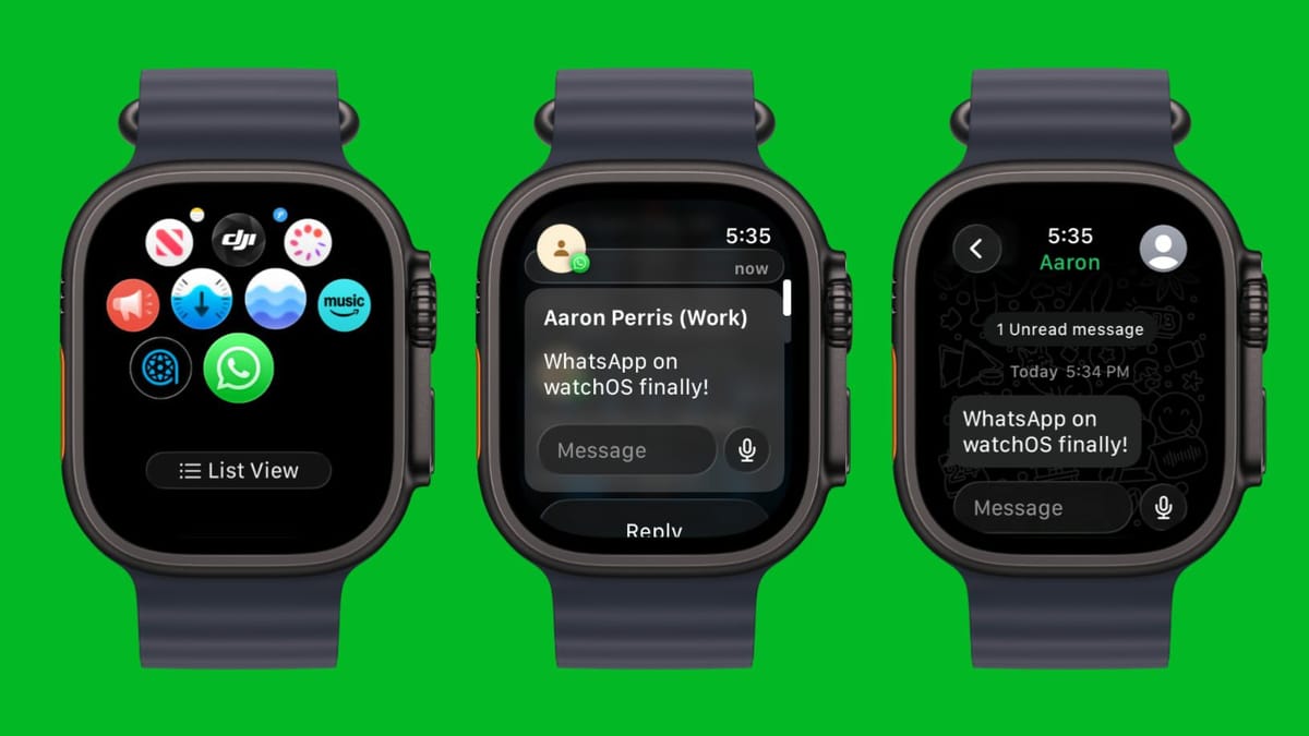 WhatsApp Begins Testing Apple Watch App via TestFlight