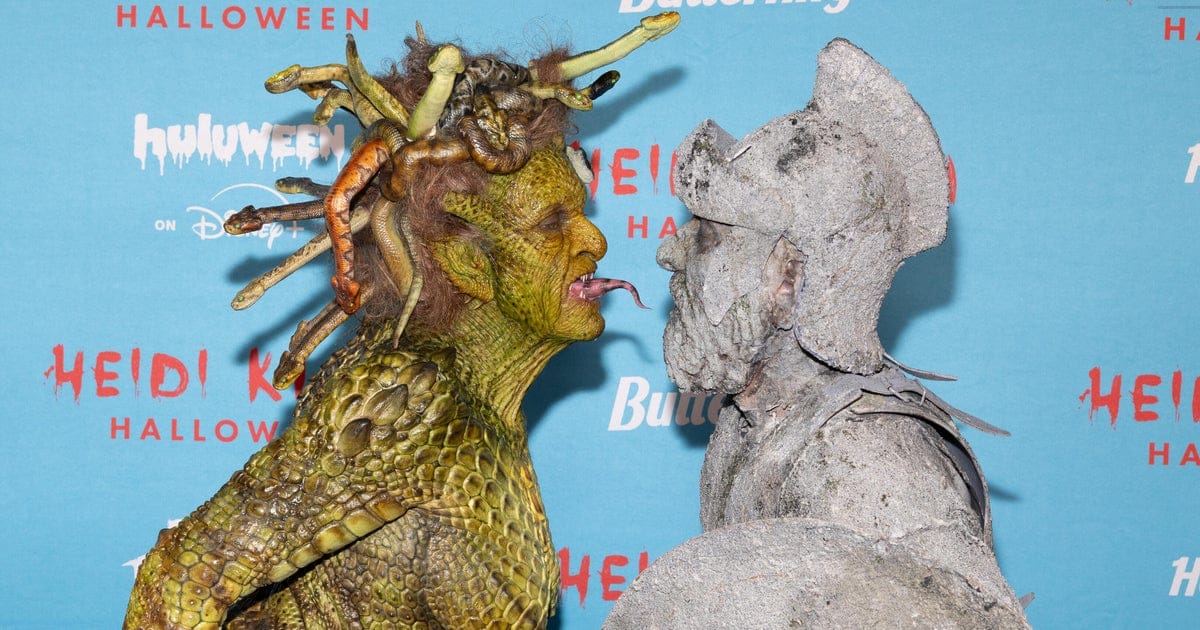 Heidi Klum channels Medusa for Halloween look