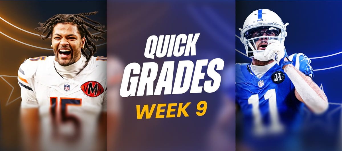 Fantasy Football Week 9 Rankings, Grades and Start‑Sit Advice (2025)