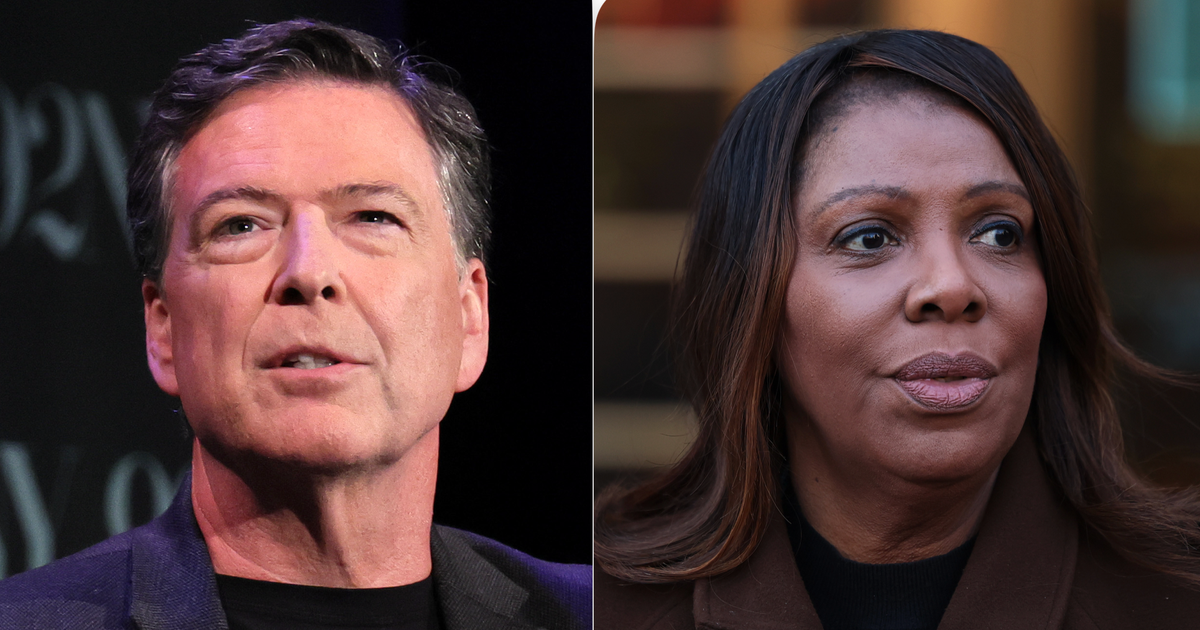 Attorneys for James Comey and Letitia James Seek Dismissal of Federal Indictments