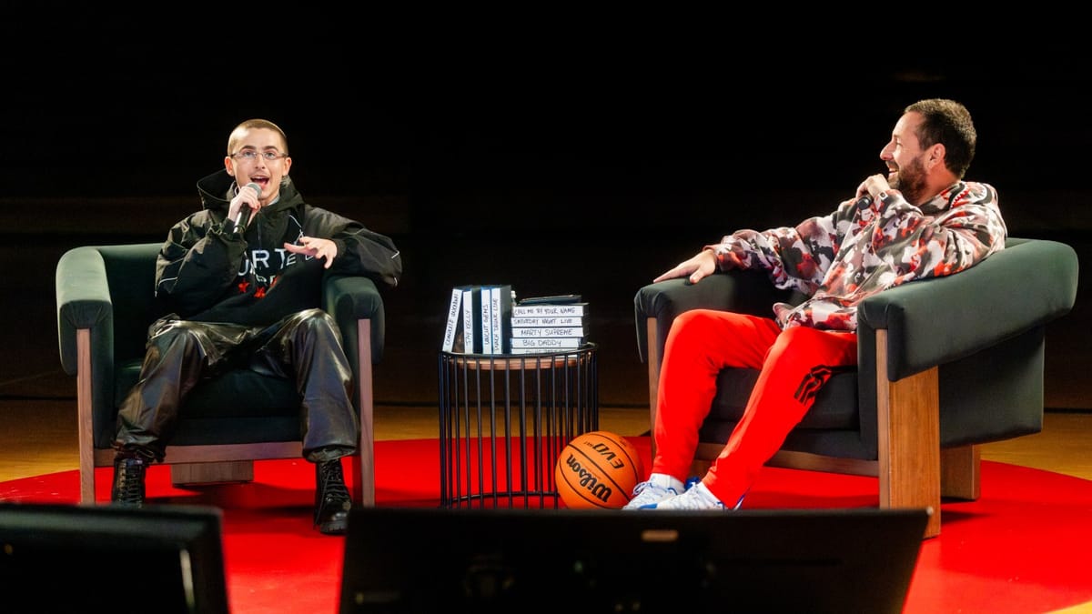 Timothée Chalamet Jokes About Adam Sandler’s ‘Golden Man’ While Discussing Basketball and Upcoming Films