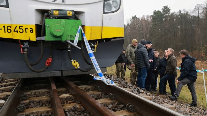 Polish Railway Linking Warsaw and Lublin Sabotaged, Prime Minister Says