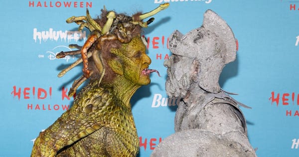 Heidi Klum channels Medusa for Halloween look