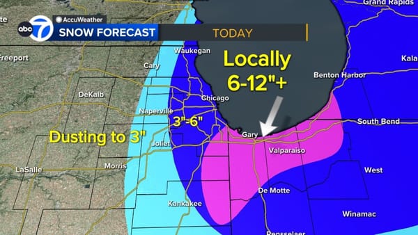 Winter Storm Warning Issued as Snow Accumulates; CPS Closes Some Schools Monday