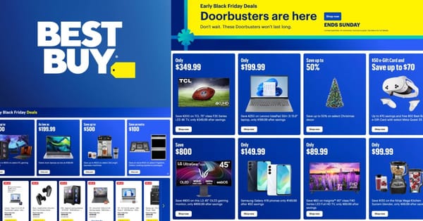 Best Buy Launches Week 3 Black Friday Doorbuster Deals